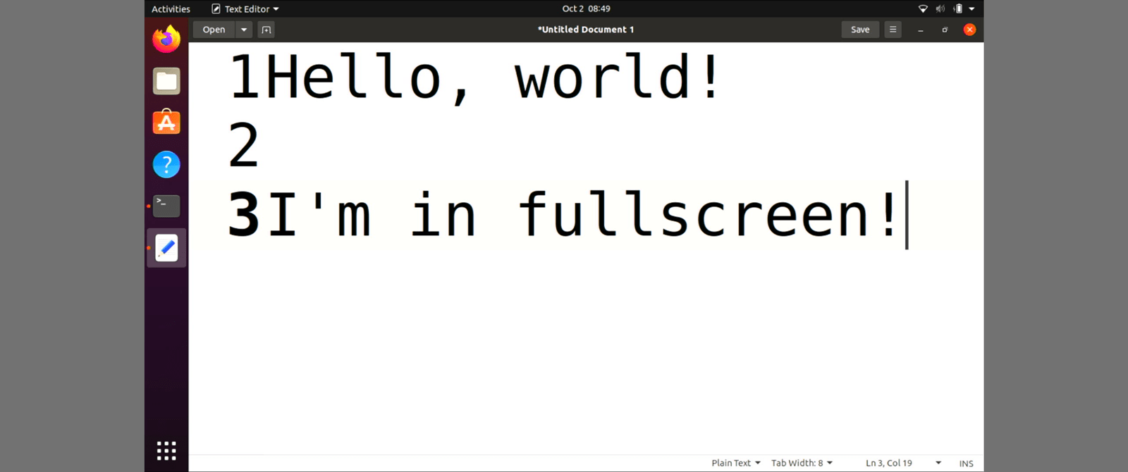 Screenshot of TinyPilot in fullscreen mode