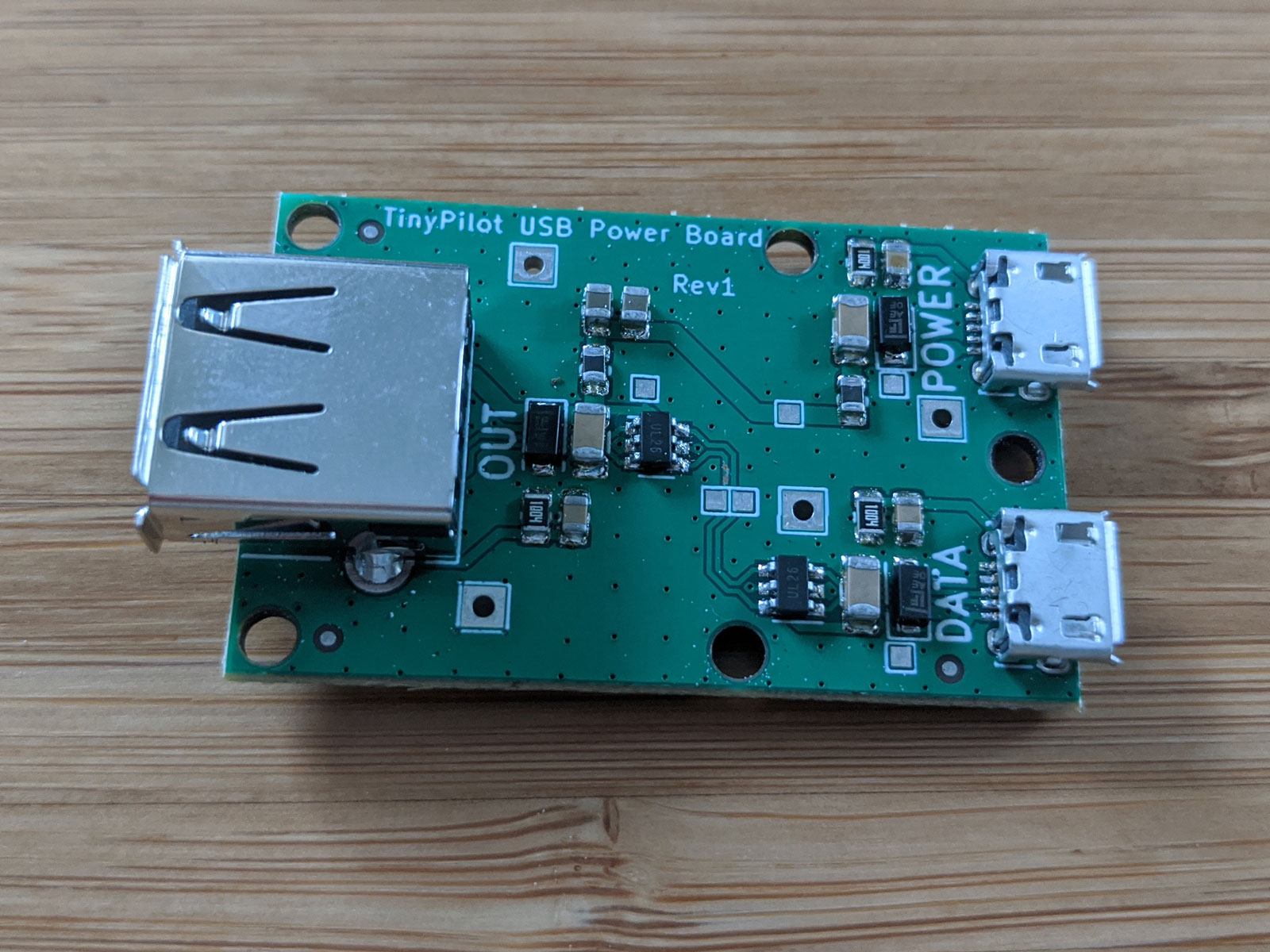 Photo of power connector board