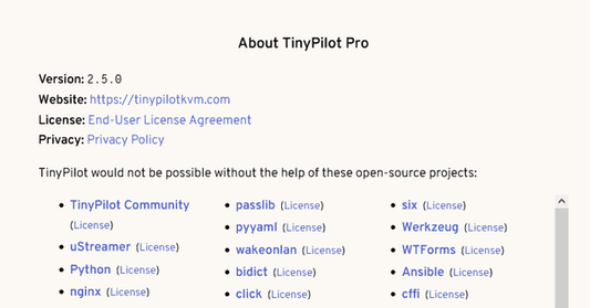 What's New in TinyPilot's October 2022 Update